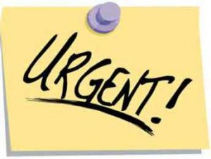 post it urgent